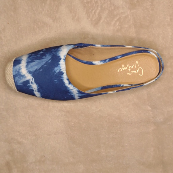 ๐ฃCROWN VINTAGE๐ Lonari Espadrille Wedge Mules - Picture 14 of 16